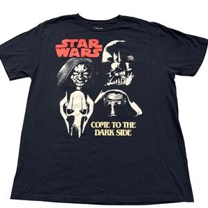 Star Wars Come‎ To The Dark Side Darth Maul Vader Graphic T Shirt Mens Large
